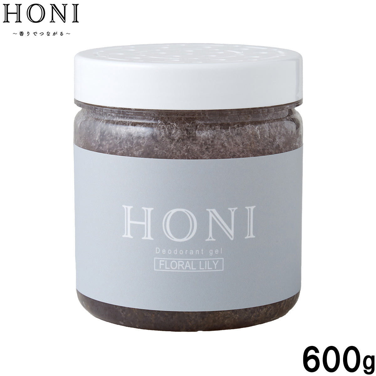 ホニ HONI デオドラントゲル フローラルリリー 置き型消臭ゲル 600g