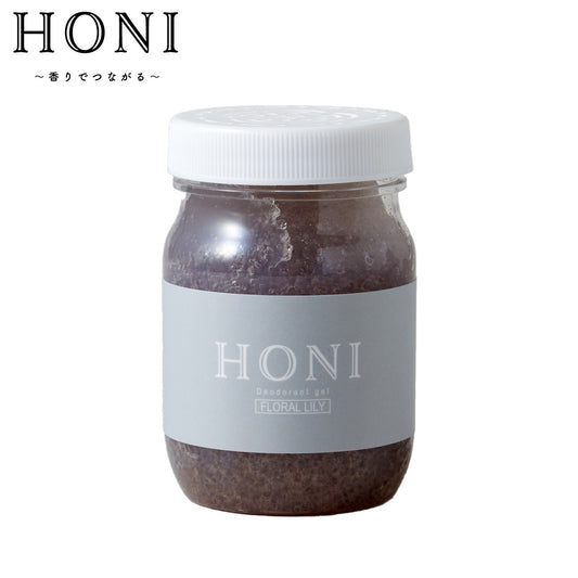 HONI ホニ デオドラントゲル フローラルリリー 置き型消臭ゲル 200g