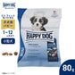 ハッピードッグ HAPPY DOG ドッグフード ミニ フィット＆バイタル パピー（生後1～12ヶ月） 80g