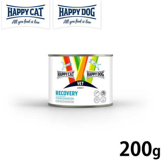 HAPPY DOG & HAPPY CAT VET ハッピードッグ & ハッピーキャット ドッグフード キャットフード 犬猫用療法食 リカバリー(退院サポート) 200g