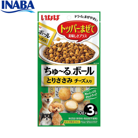 いなば 犬用 ちゅ～るボール とりささみ チーズ入り 10g×3袋