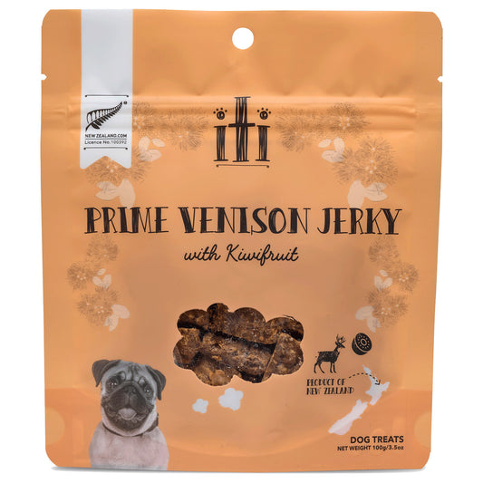 イティ トリーツ 凝縮カットベニソン エイジングケア 100g 無添加 非加熱フード ジャーキーフード 穀物不使用 グレインフリー 天然 ナチュラル