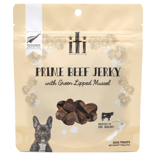 iti(イティ) トリーツ 凝縮カットビーフ 腸内ケア 100g 無添加 機能性おやつ 腸内環境 ナチュラル サプリメント配合