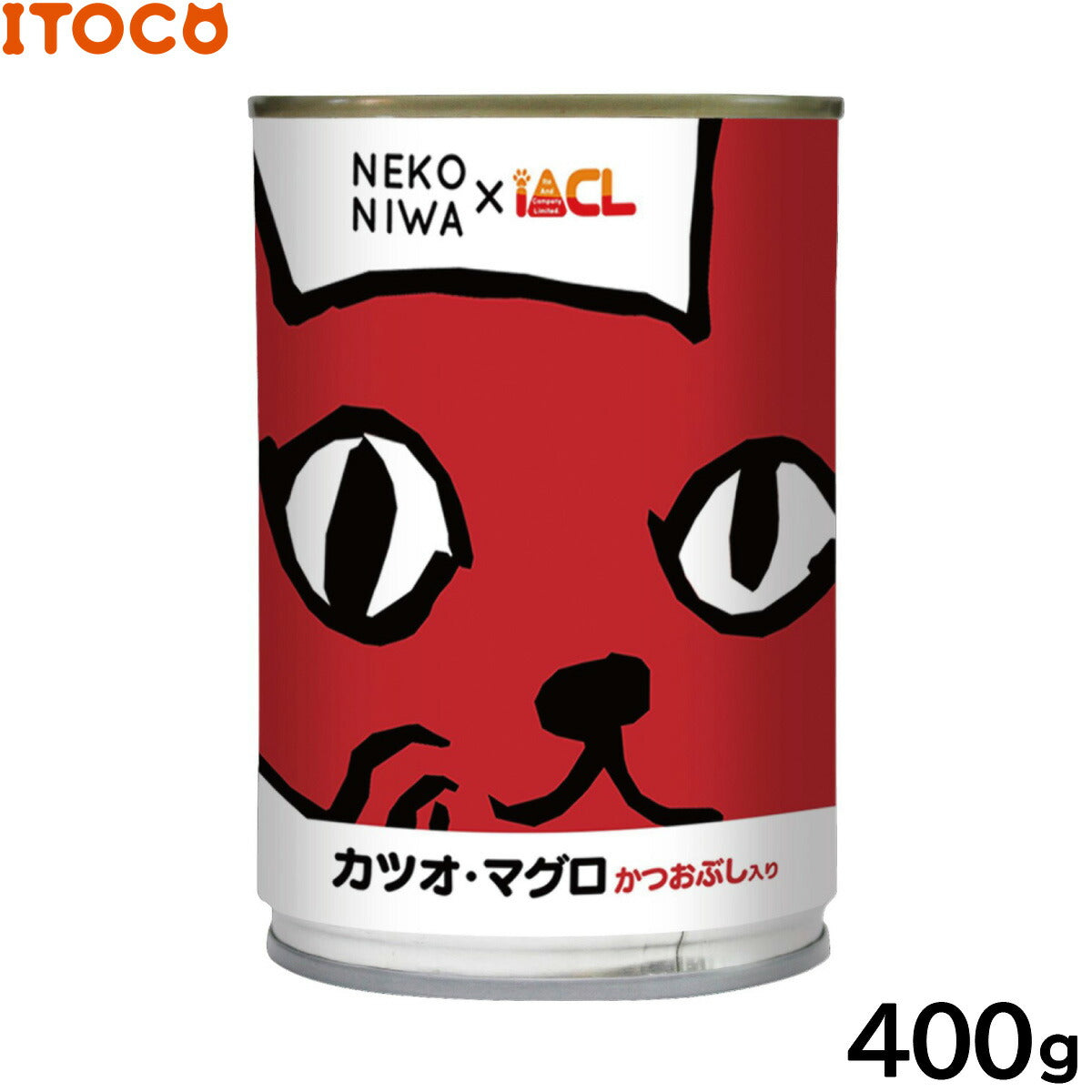 NEKONIWA キャットフード缶 カツオ・マグロ・かつおぶし入り 400g