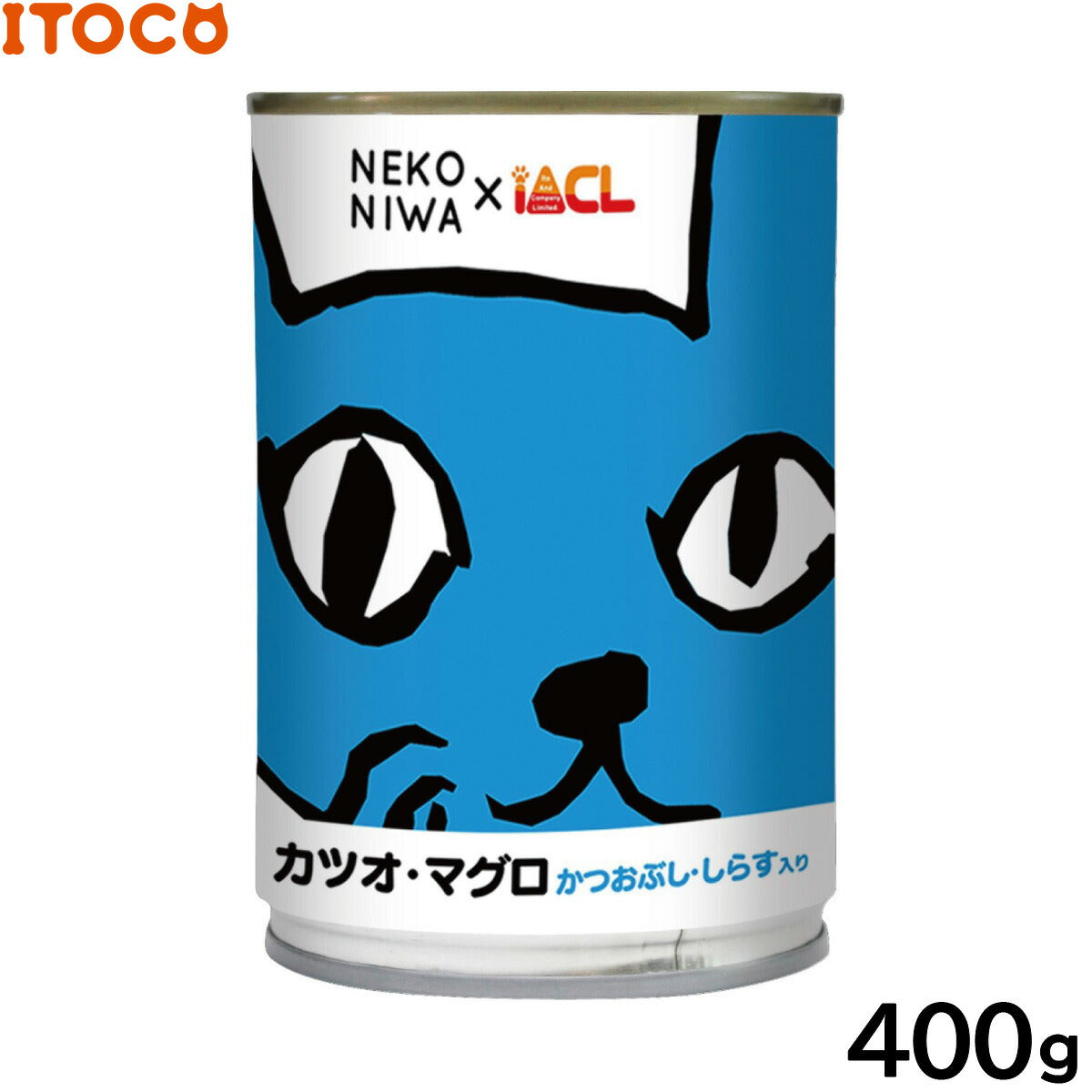 NEKONIWA キャットフード缶 カツオ・マグロ・かつおぶし・しらす入り 400g