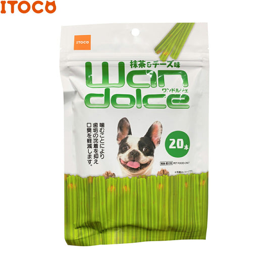 ITOCO ワンドルチェ 抹茶＆チーズ味 犬用おやつ 20本