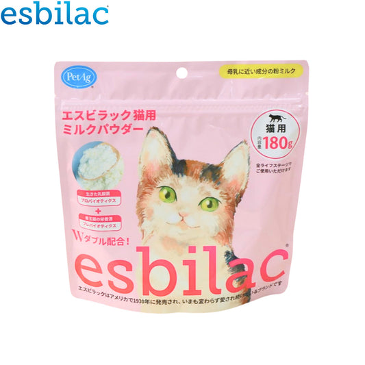 PetAg エスビラック 猫用 ミルクパウダー 180g