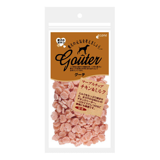 グーテ 犬用おやつ マーブルチップ チキン&ミルク 80g