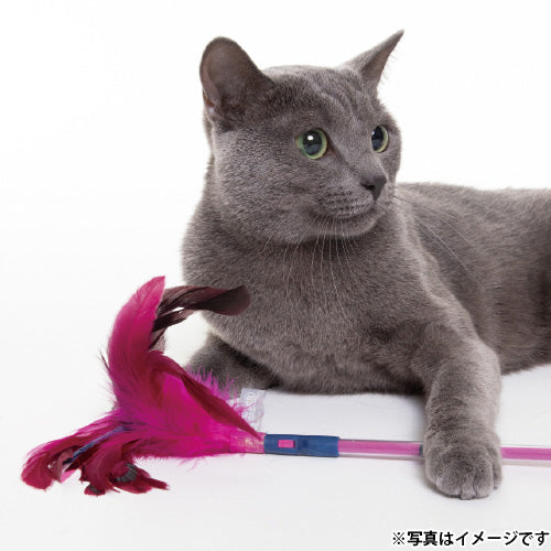 ジョイサー JOYSER フェザーワンド 猫用おもちゃ ライム