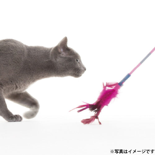 ジョイサー JOYSER フェザーワンド 猫用おもちゃ ライム