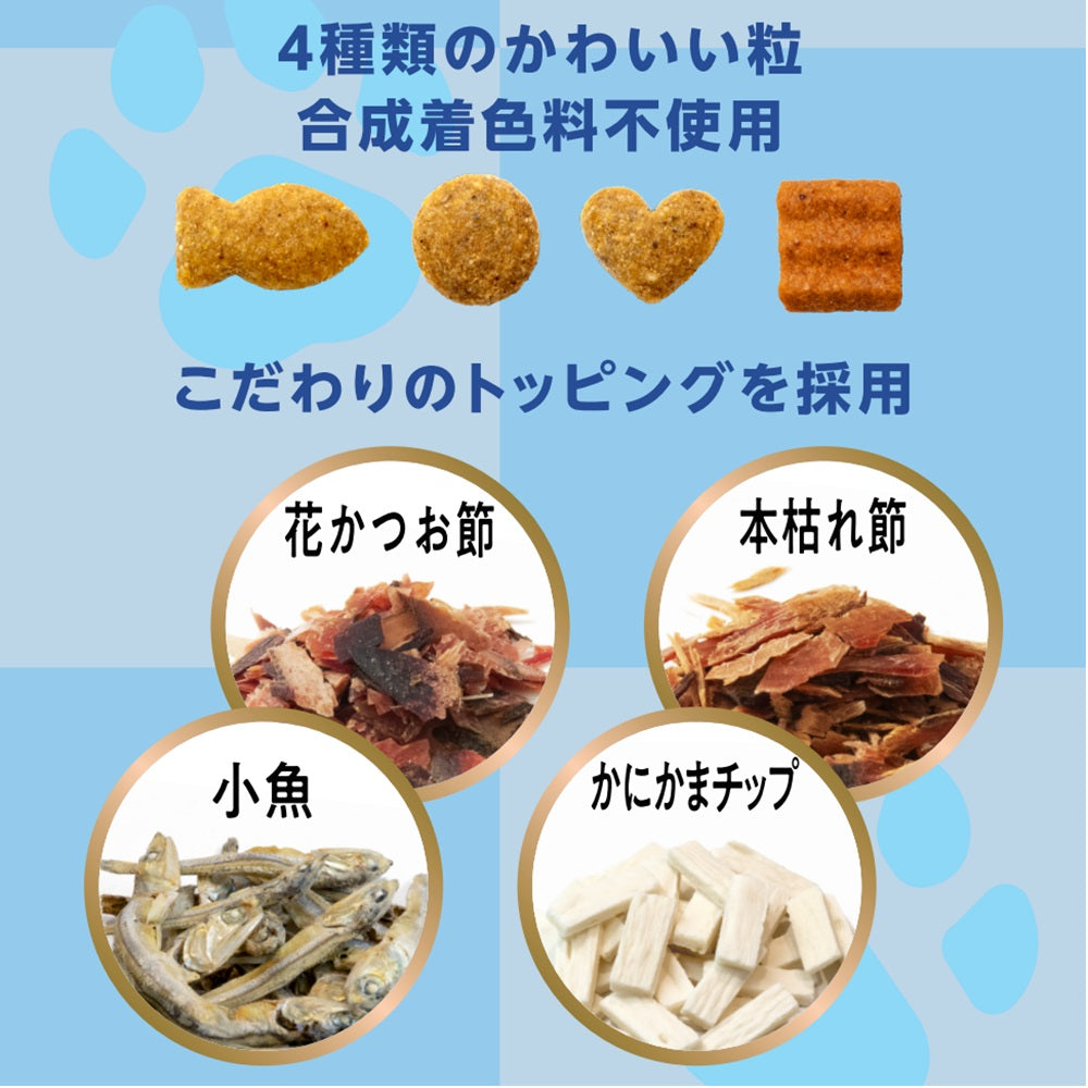 ペットライン 懐石 2つのごほうび キャットフード かつお節添えペア 650g（65g×10）
