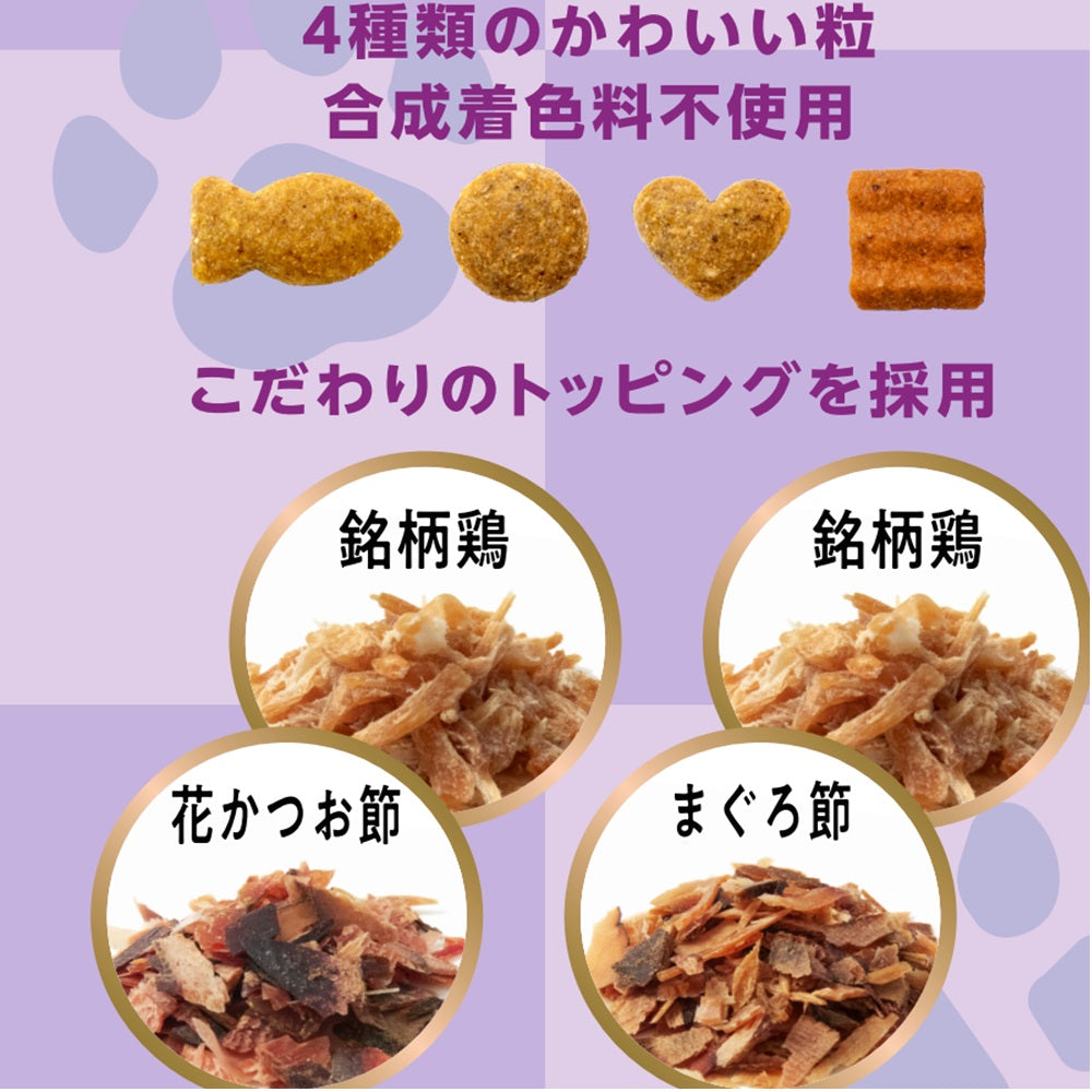 ペットライン 懐石 2つのごほうび キャットフード ささみ添えペア 650g（65g×10）