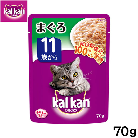 カルカン キャットフード パウチ 11歳から まぐろ 70g パテ ペースト