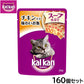 カルカン キャットフード パウチ 成猫用 スープ仕立て チキン入り 味わいお魚 70g×160個セット【送料無料】 パテ ペースト