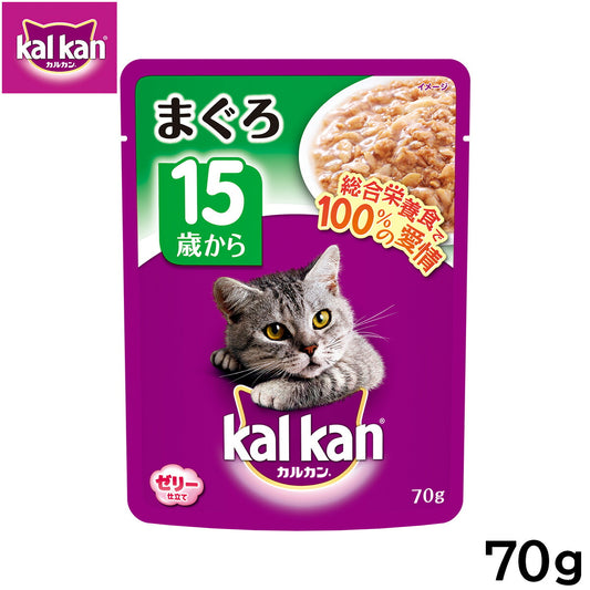 カルカン キャットフード パウチ 15歳から まぐろ 70g パテ ペースト
