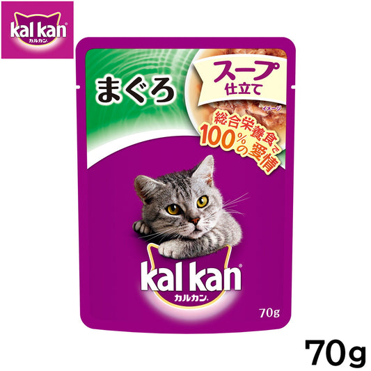 カルカン キャットフード パウチ 成猫用 スープ仕立て まぐろ 70g パテ ペースト