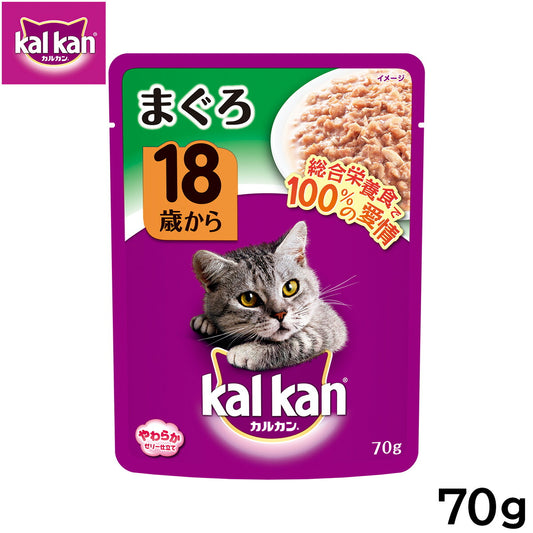 カルカン キャットフード パウチ 18歳から まぐろ 70g パテ ペースト