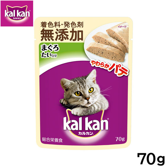 カルカン キャットフード パウチ 成猫用 やわらかパテ まぐろ たい入り 70g パテ ペースト