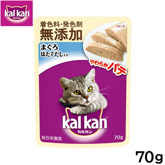 カルカン キャットフード パウチ 成猫用 やわらかパテ まぐろ ほたてだし入り 70g パテ ペースト