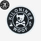 KILONINER キロナイナー カスタマイズ用パッチ Dog and Crossbones Patch Black/White