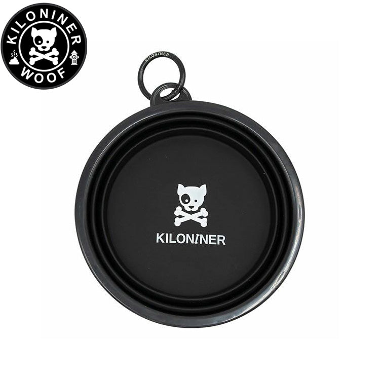 KILONINER キロナイナー CB1 Collapsible Dog Bowls 折り畳みドッグボウル S Black