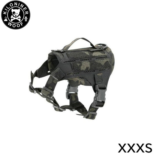 KILONINER キロナイナー M4 Tactical MOLLE Vest Laser Cut M4タクティカルモールベストレーザーカット ハーネス XXXS Multicam Black【送料無料】