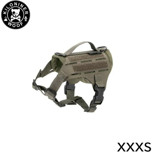 KILONINER キロナイナー M4 Tactical MOLLE Vest Laser Cut M4タクティカルモールベストレーザーカット ハーネス XXXS Ranger Green【送料無料】