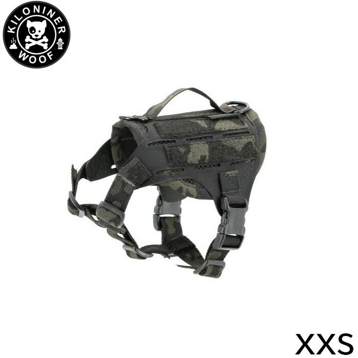 KILONINER キロナイナー M4 Tactical MOLLE Vest Laser Cut M4タクティカルモールベストレーザーカット ハーネス XXS Multicam Black【送料無料】