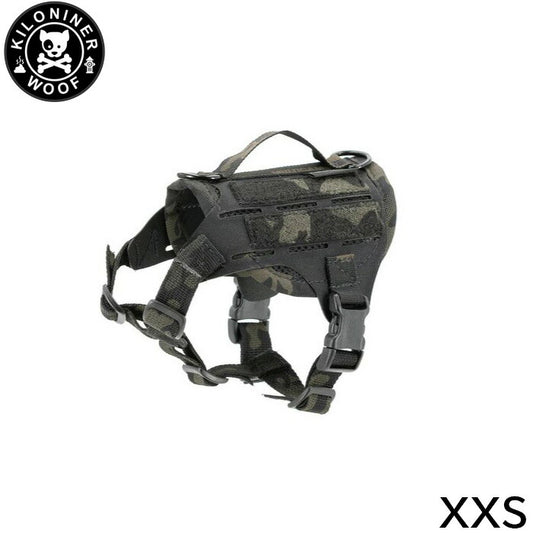 KILONINER キロナイナー M4 Tactical MOLLE Vest Laser Cut M4タクティカルモールベストレーザーカット ハーネス XXS Multicam Black【送料無料】