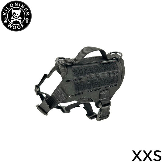 KILONINER キロナイナー M4 Tactical MOLLE Vest Laser Cut M4タクティカルモールベストレーザーカット ハーネス XXS Black【送料無料】