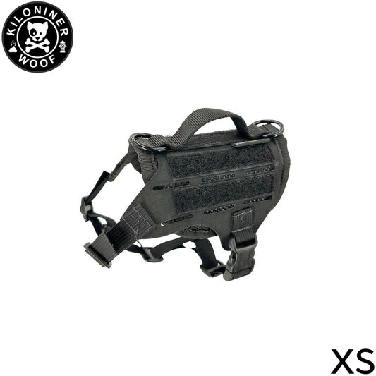 KILONINER キロナイナー M4 Tactical MOLLE Vest Laser Cut M4タクティカルモールベストレーザーカット ハーネス XS Black【送料無料】