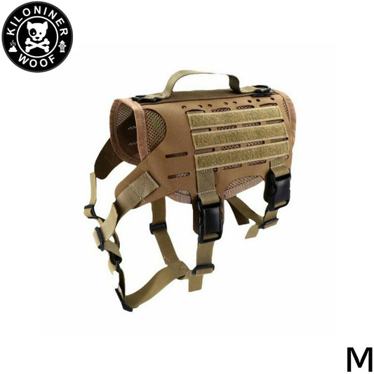 KILONINER キロナイナー M4 Tactical MOLLE Vest Laser Cut M4タクティカルモールベストレーザーカット ハーネス M Coyote【送料無料】