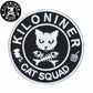 KILONINER キロナイナー カスタマイズ用パッチ CAT SQUAD Patch Black/White