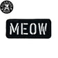KILONINER キロナイナー カスタマイズ用パッチ MEOW Stencil Patch Black/White
