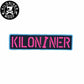 KILONINER キロナイナー カスタマイズ用パッチ Stencil Patch Pink/Turquoise
