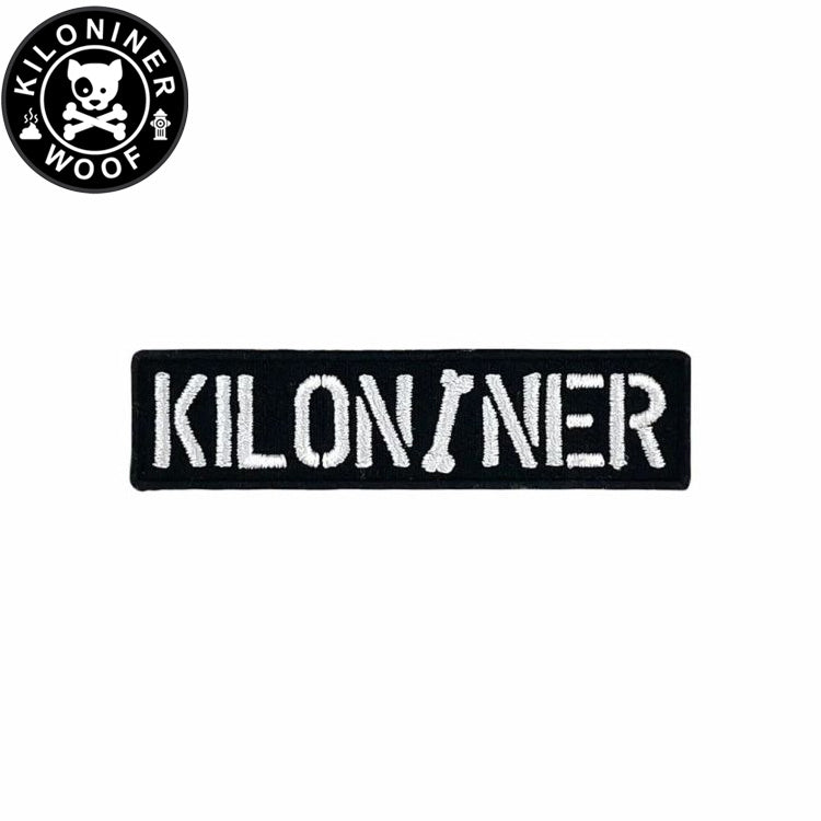 KILONINER キロナイナー カスタマイズ用パッチ Stencil Patch Black/White