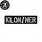 KILONINER キロナイナー カスタマイズ用パッチ Mini Stencil Patch Black/White