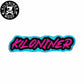 KILONINER キロナイナー カスタマイズ用パッチ Rad PT Patch Pink/Turquoise