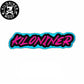KILONINER キロナイナー カスタマイズ用パッチ Mini Rad PT Patch Pink/Turquoise