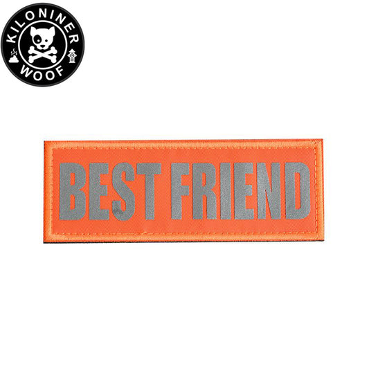 KILONINER キロナイナー カスタマイズ用パッチ Reflective High Visibility BEST FRIEND Patch Orange