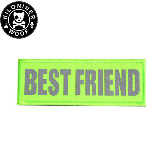 KILONINER キロナイナー カスタマイズ用パッチ Reflective High Visibility BEST FRIEND Patch Green