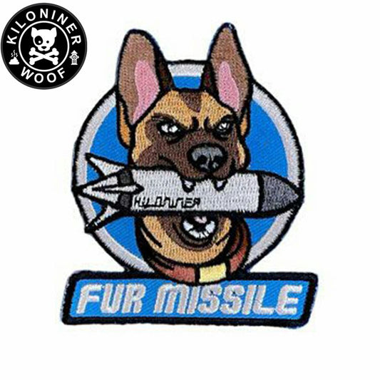 KILONINER キロナイナー カスタマイズ用パッチ FUR MISSILE Patch Blue