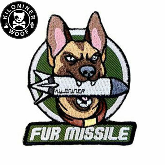 KILONINER キロナイナー カスタマイズ用パッチ FUR MISSILE Patch Green