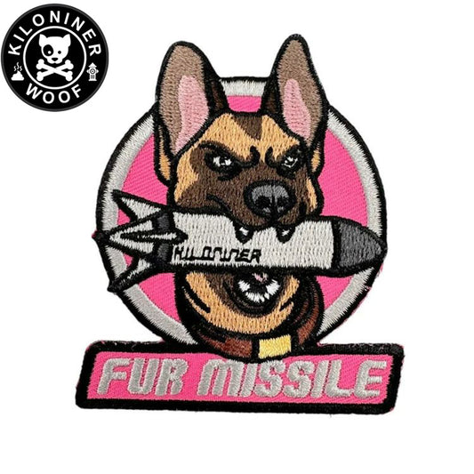 KILONINER キロナイナー カスタマイズ用パッチ FUR MISSILE Patch Pink