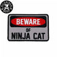 KILONINER キロナイナー カスタマイズ用パッチ BEWARE OF NINJA CAT Patch