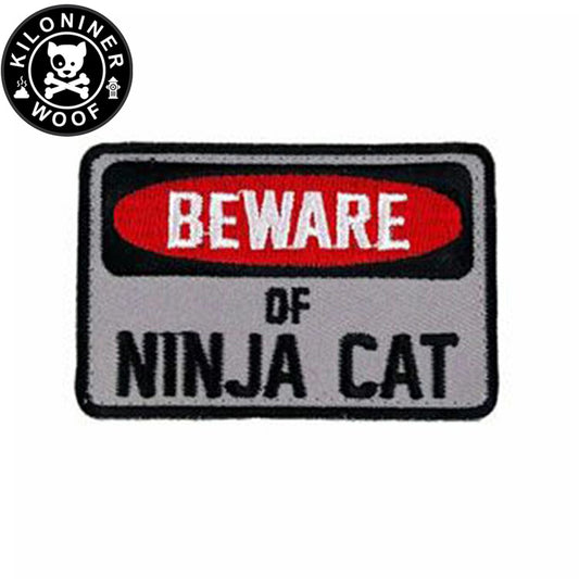 KILONINER キロナイナー カスタマイズ用パッチ BEWARE OF NINJA CAT Patch