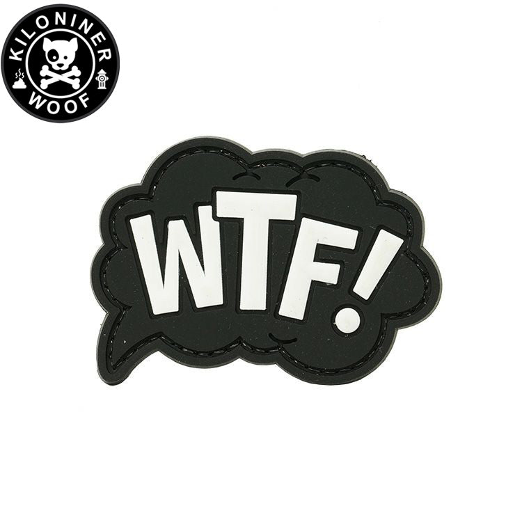 KILONINER キロナイナー カスタマイズ用パッチ WTF PVC Patch