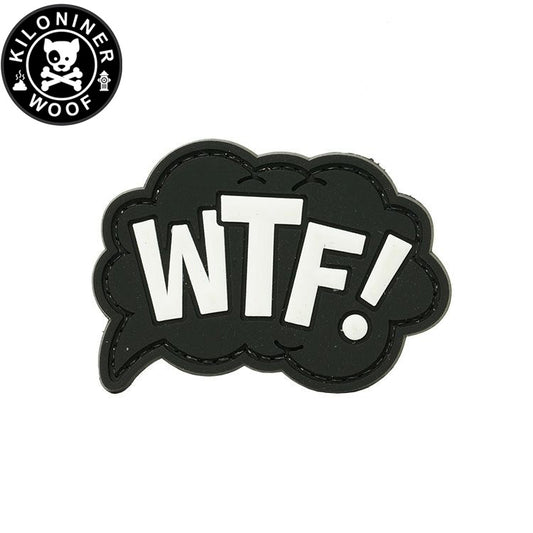 KILONINER キロナイナー カスタマイズ用パッチ WTF PVC Patch
