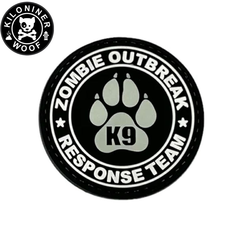 KILONINER キロナイナー カスタマイズ用パッチ ZOMBIE OUTBREAK PVC Patch Glow