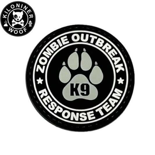KILONINER キロナイナー カスタマイズ用パッチ ZOMBIE OUTBREAK PVC Patch Glow